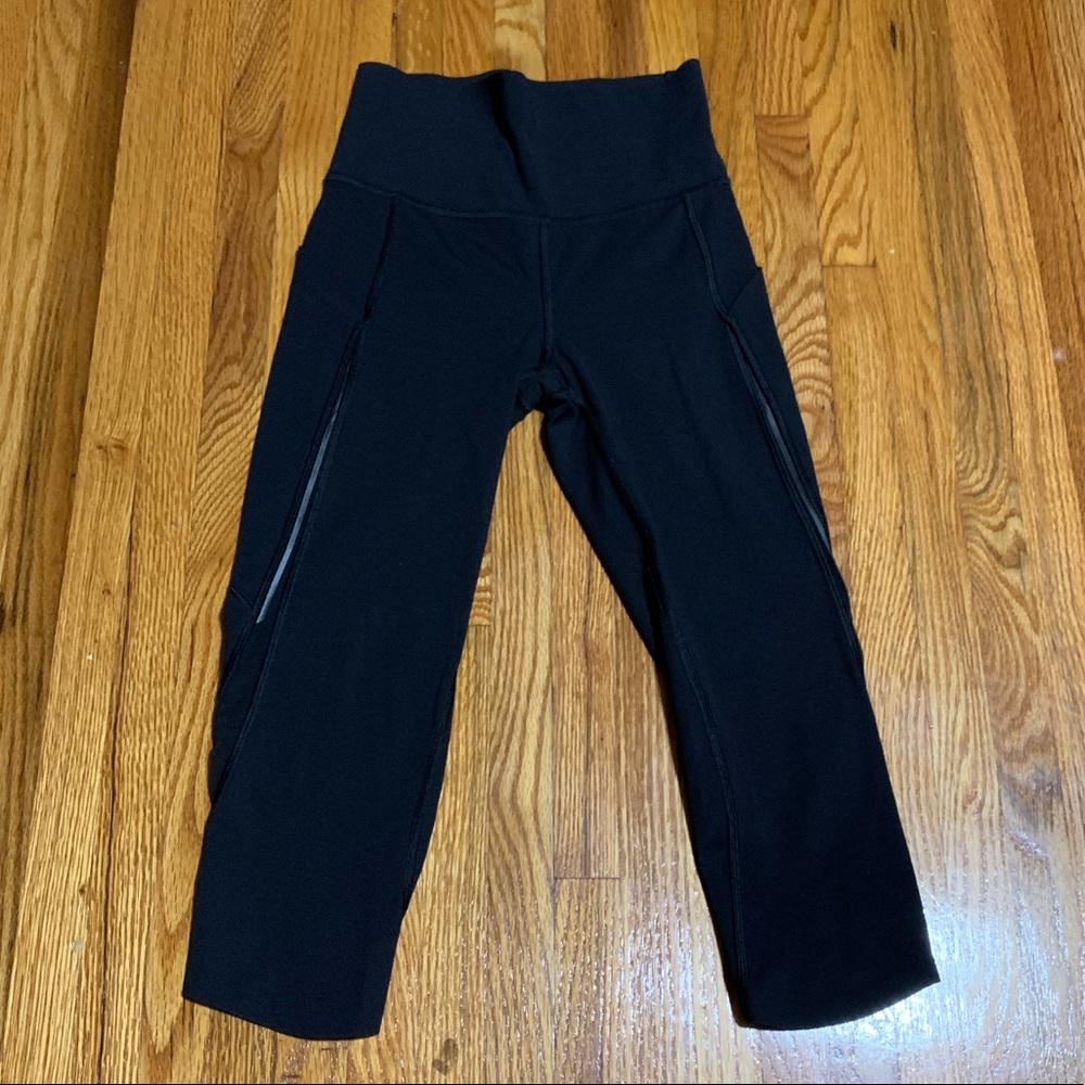 Lululemon Running Tight Cropped Legging Blk-2